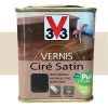 V33 Vernis Meubles Et Boiseries Blanc Patiné Ciré Satin 0,25 L -V33 Soldes 15293963 1
