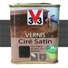 V33 Vernis Meubles Et Boiseries Gris Graphite Ciré Satin 0,25 L -V33 Soldes 15294163 1