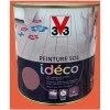 Peinture Sol V33 Idéco Capucine Satin 0.5L 0,5 L - Capucine -V33 Soldes 15294735 1
