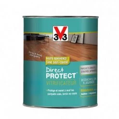 Vitrificateur Direct Protect Destiné Aux Parquets 0,75L (teinte Au Choix) V33 - Contenance - Couleur: 0.75 L Incolore Mat