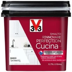 V33 - SMALTO RINNOVARE PERFECTION CUCINA BIANCO SATINATO 0,750L