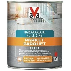 V33 Huile Cire Parquet Déco Chêne Fumé 2,5 L