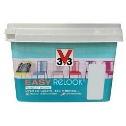 V33 Vernis Easy Relook Gris Zen 0,5 L