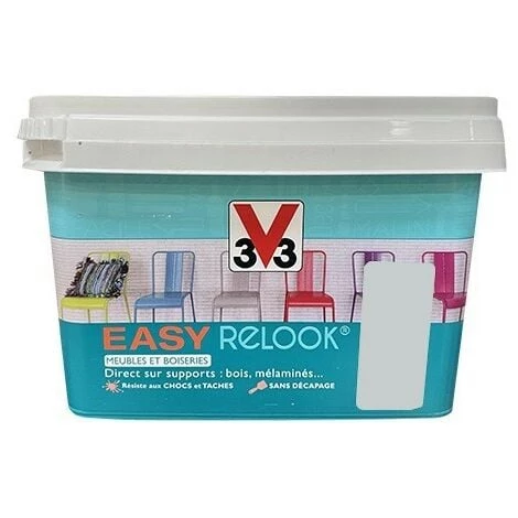 V33 Vernis Easy Relook Gris Zen 0,5 L 3 V33 Vernis Easy Relook Gris Zen 0,5 L