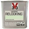 V33 Vernis Relooking Vert Amande Satin Velours 0,5 L - Vert Amande -V33 Soldes 34860006 1