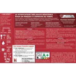 Vitrificateur Passages Extrêmes® Incolore Satin 0,75L V33 10 Vitrificateur Passages Extrêmes® Incolore Satin 0,75L V33 -V33 Soldes 42332516 4