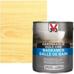 Huile Cire De Parquet V33 Salle De Bain Incolore Mat 2,5L - Naturel