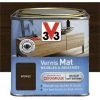 Vernis V33 Meubles Et Boiseries Mat Wengé 0,75 L -V33 Soldes 58047623 1