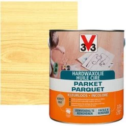 Huile Cire De Parquet V33 InColore Mat 2,5L - Incolore