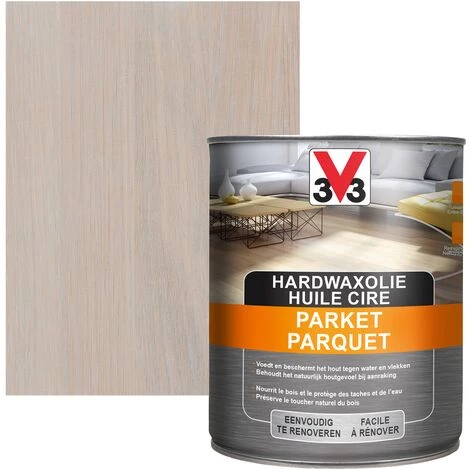 Huile Cire De Parquet V33 Gris Patiné Mat 1L - Gris Patiné 3 Huile Cire De Parquet V33 Gris Patiné Mat 1L - Gris Patiné