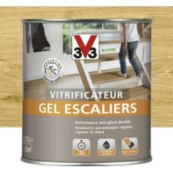 Vitrificateur V33 Gel Escalier Incolore Brillant 0,75 L - Incolore