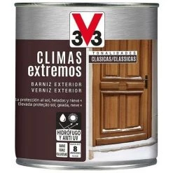 V33 Vernis Extérieur Climats Extrêmes Chêne Clair 0,75l