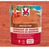 V33 Protège Terrasse Bois "classique" Teck 1L -V33 Soldes 70408820 1
