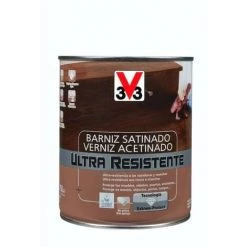 V33 Vernis Intérieur Satiné Ultra Résistant - Incolore 2,5 L