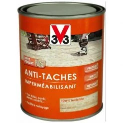 V33 Imperméabilisant Sol Extérieur ANTI-TÂCHES Mat - Pot De 0,75L Incolore | 0,75 L Finition : Mat - Incolore