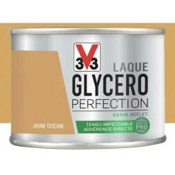 Laque Glycéro Perfection V33 Satin Jaune Toscane 0,125 L - Jaune Toscane