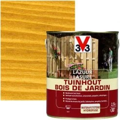 Lasure Bois De Jardin V33 Brun Clair Mat 2,5L - Brun Clair