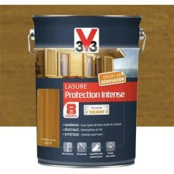 Lasure Protection Intense V33 8ans Chêne Doré 5 L - Chêne Doré