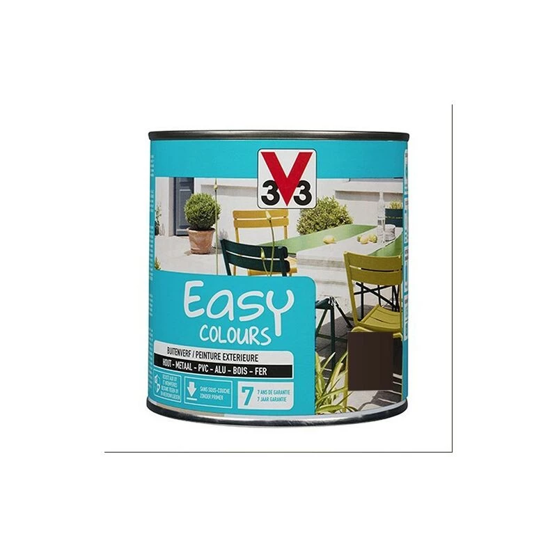 Peinture Easy Colours V33 Rouille 0,5 L - Rouille 3 Peinture Easy Colours V33 Rouille 0,5 L - Rouille