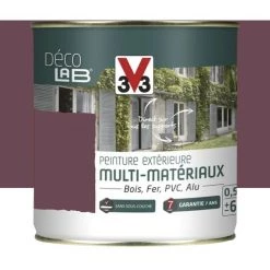 Peinture Extérieure Multi-Matériaux V33 Déco LAB Figue Fraiche Satin - Figue Fraiche