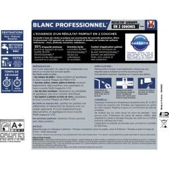 Peinture Intérieure Blanc Professionnel® Blanc Mat 10 L V33 - Blanc 7 Peinture Intérieure Blanc Professionnel® Blanc Mat 10 L V33 - Blanc -V33 Soldes peinture interieure blanc professionnel blanc mat 10 l v33 blanc L 20065459 36908982 3