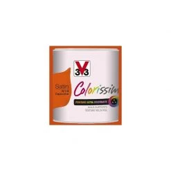 Peinture V33 Colorissim Satin Capucine N°49 0,5 L - Capucine