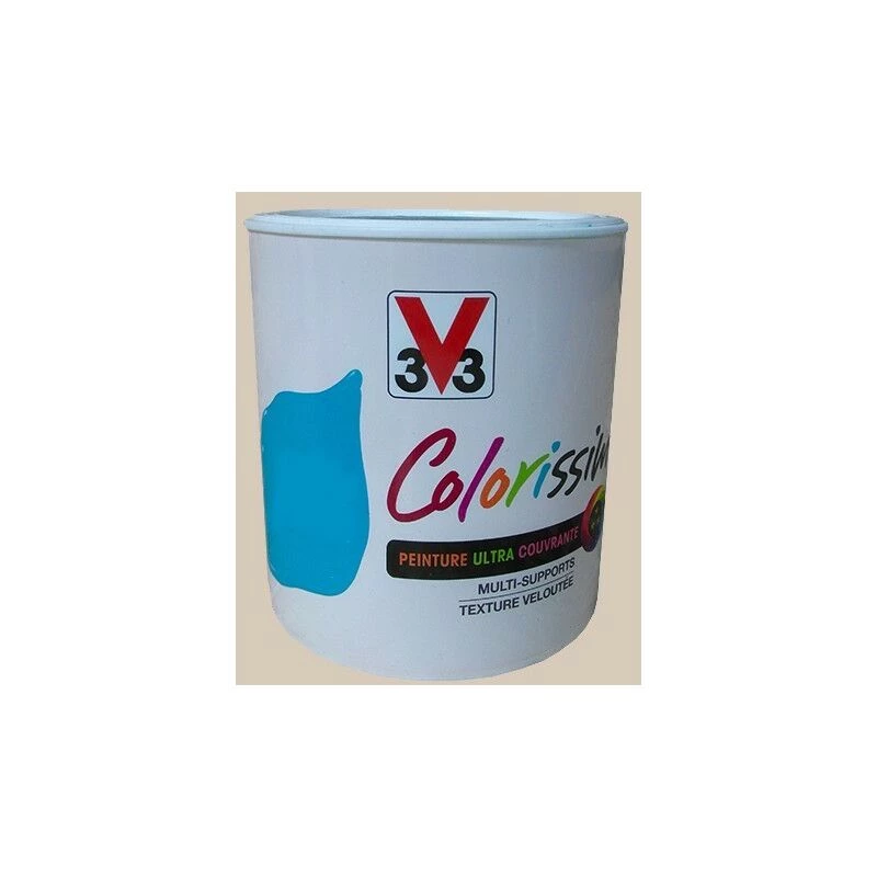 Peinture V33 Colorissim Satin Grège N°93 0,5 L - Grège 3 Peinture V33 Colorissim Satin Grège N°93 0,5 L - Grège