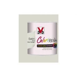 Peinture V33 Colorissim Satin Gris Nuage N°2 0,5 L - Gris Nuage