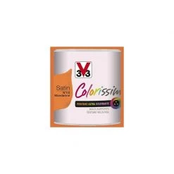 Peinture V33 Colorissim Satin Mandarine N°50 0,5 L - Mandarine