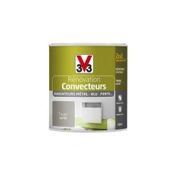 Peinture V33 Rénovation Convecteurs/Radiateurs 0,5L Taupe 0,5 L - Taupe