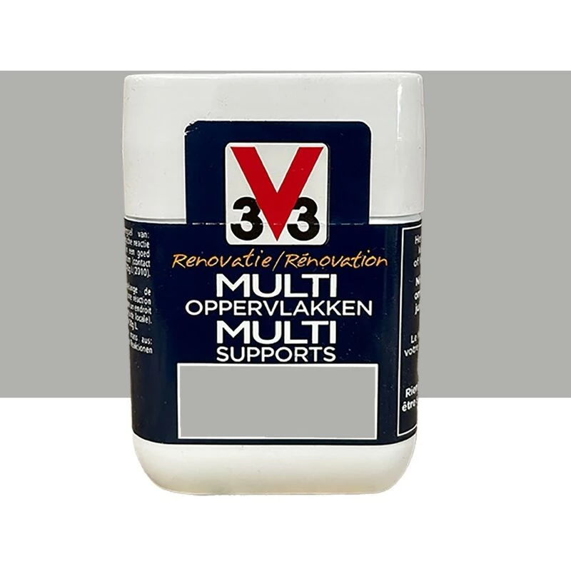 Peinture V33 Rénovation Multi-Supports Gris Lune (testeur) 0,075 L - Gris Lune 3 Peinture V33 Rénovation Multi-Supports Gris Lune (testeur) 0,075 L - Gris Lune