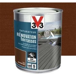 Saturateur V33 Rénovation Terrasses Teck 1 L