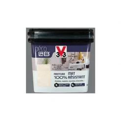 V33 Déco LAB Peinture Mat 100% Résistant Roche 2 L - Roche