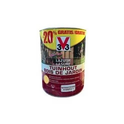 V33 Lasure Bois De Jardin Incolore 3 L