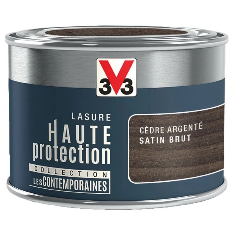 V33 Lasure V33 Hp Les Contemporaines 8 Ans Cèdre Argenté Satiné 0.125 L 6 V33 Lasure V33 Hp Les Contemporaines 8 Ans Cèdre Argenté Satiné 0.125 L – Image 4