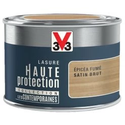 V33 Lasure V33 Hp Les Contemporaines 8 Ans épicéa Fumé Satiné 0.125 L -V33 Soldes v33 lasure v33 hp les contemporaines 8 ans epicea fume satine 0125 l L 821 35175025 4