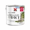 V33 Peinture Bois Extérieur Couleurs D'ici® V33, Blanc Délicat Velours 2 L