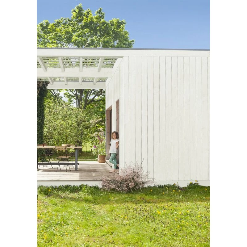 V33 Peinture Bois Extérieur Couleurs D'ici® V33, Blanc Délicat Velours 2 L 4 V33 Peinture Bois Extérieur Couleurs D'ici® V33, Blanc Délicat Velours 2 L – Image 2