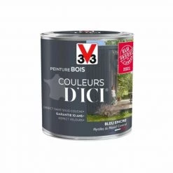V33 Peinture Bois Extérieur Couleurs D'ici® V33, Bleu Encré Velours 0.5 L -V33 Soldes v33 peinture bois exterieur couleurs dici v33 bleu encre velours 05 l L 821 36526973 5