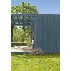 V33 Peinture Bois Extérieur Couleurs D'ici® V33, Bleu Feutré Velours 0.125 L -V33 Soldes v33 peinture bois exterieur couleurs dici v33 bleu feutre velours 0125 l L 821 36526640 3