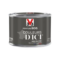 V33 Peinture Bois Extérieur Couleurs D'ici® V33, Gris Feutré Velours 0.125 L 11 V33 Peinture Bois Extérieur Couleurs D'ici® V33, Gris Feutré Velours 0.125 L -V33 Soldes v33 peinture bois exterieur couleurs dici v33 gris feutre velours 0125 l L 821 35174442 5