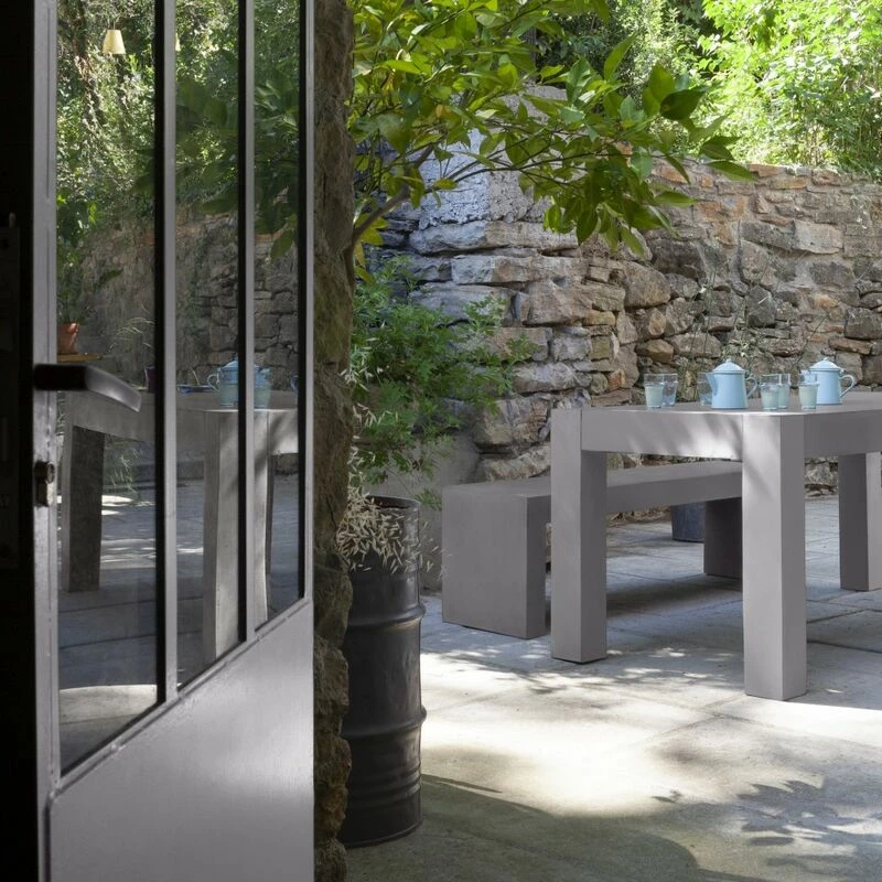 V33 Peinture Bois Extérieur Couleurs D'ici® V33, Gris Flotté Velours 0.5 L 6 V33 Peinture Bois Extérieur Couleurs D'ici® V33, Gris Flotté Velours 0.5 L – Image 4