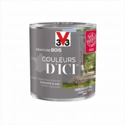 V33 Peinture Bois Extérieur Couleurs D'ici® V33, Gris Flotté Velours 0.5 L 11 V33 Peinture Bois Extérieur Couleurs D'ici® V33, Gris Flotté Velours 0.5 L -V33 Soldes v33 peinture bois exterieur couleurs dici v33 gris flotte velours 05 l L 821 35524347 5