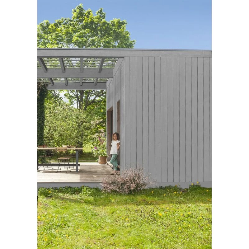 V33 Peinture Bois Extérieur Couleurs D'ici® V33, Gris Soyeux Velours 0.125 L 5 V33 Peinture Bois Extérieur Couleurs D'ici® V33, Gris Soyeux Velours 0.125 L – Image 3