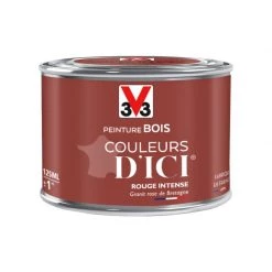 V33 Peinture Bois Extérieur Couleurs D'ici® V33, Rouge Intense Velours 0.125 L 11 V33 Peinture Bois Extérieur Couleurs D'ici® V33, Rouge Intense Velours 0.125 L -V33 Soldes v33 peinture bois exterieur couleurs dici v33 rouge intense velours 0125 l L 821 35175768 5