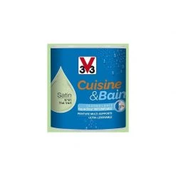 V33 Peinture Cuisine & Bain Thé Vert N°61 0,5 L - Thé Vert