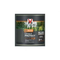 V33 Peinture Direct Protect Fer Anthracite Mat 0,25 L - Anthracite