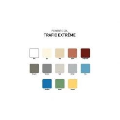 V33 Peinture Sol Résine Trafic Extrême Rouge Brique 3 L - Rouge Brique