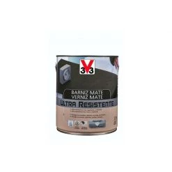 V33 Vernis Intérieur Mat Ultra-résistant - Noyer 750 Ml